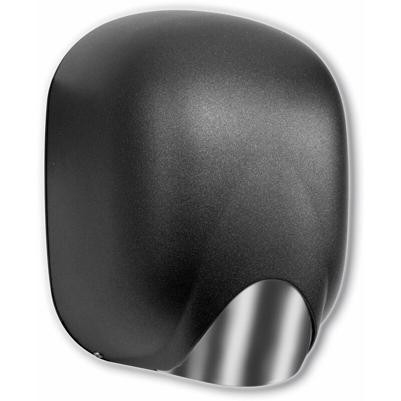 foto del prodotto asciugamani elettrico con fotocellula 1100w vama ecoflow nf 1100 alluminio nero