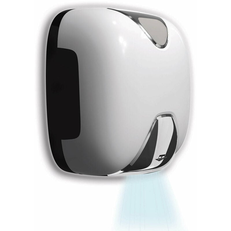 foto del prodotto asciugamani elettrico con fotocellula 1450w vama laser flow uv basic bf bianco