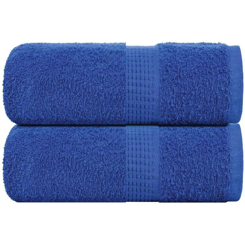 foto del prodotto asciugamani ospiti 2 pz blu 30x50 cm 360 g/m 100 cotone - vidaxl