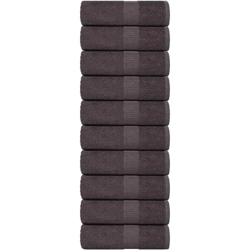 foto del prodotto asciugamani per sapone 10pz 30x30cm 360 g m 100 cotone vidaxl