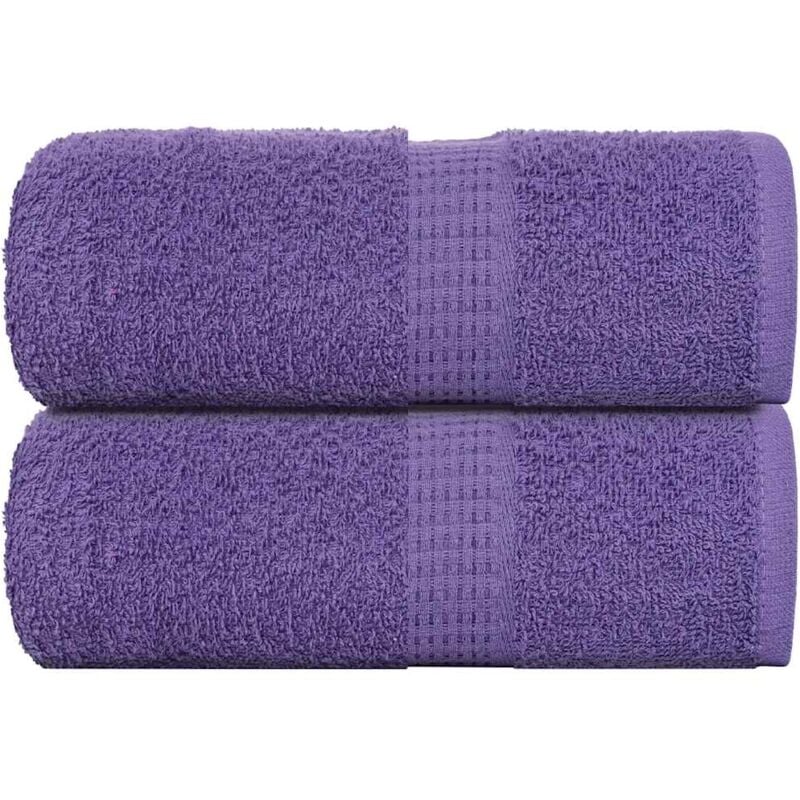 foto del prodotto asciugamani per sapone 2 pz viola 30x30cm 360g m 100 cotone vidaxl