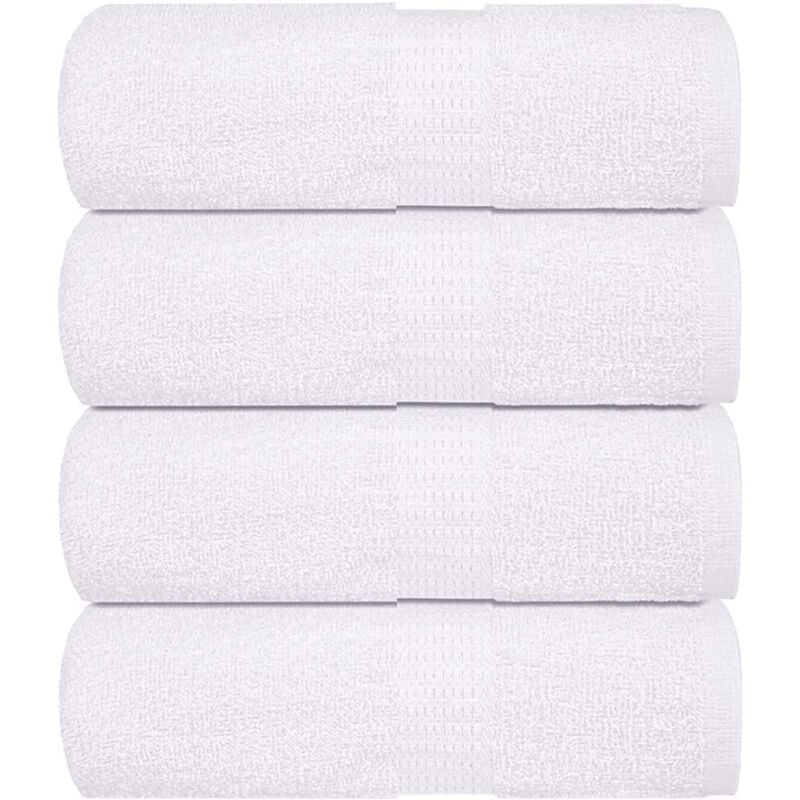 foto del prodotto asciugamani per sapone 4 pz bianco 30x30cm 360 g m 100 cotone - vidaxl