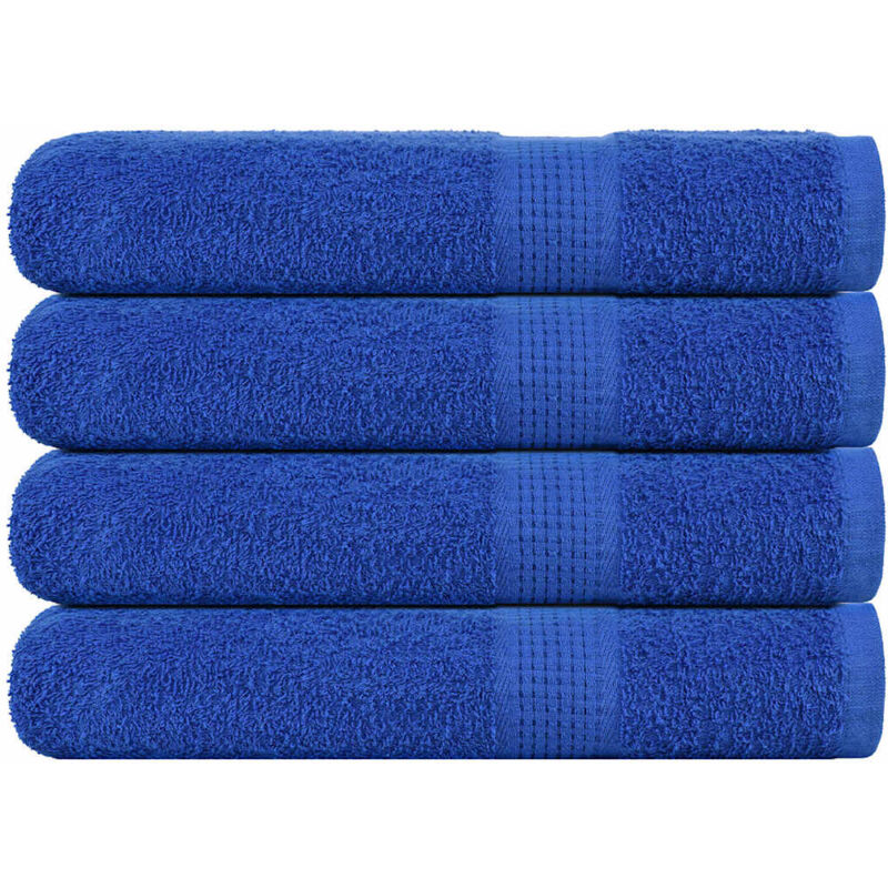 foto del prodotto asciugamani per sauna 4 pz blu 80x200cm 360g m 100 cotone vidaxl