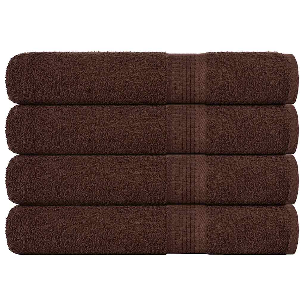 foto del prodotto asciugamani per sauna 4 pz marrone 80x200cm 360g m 100 cotone