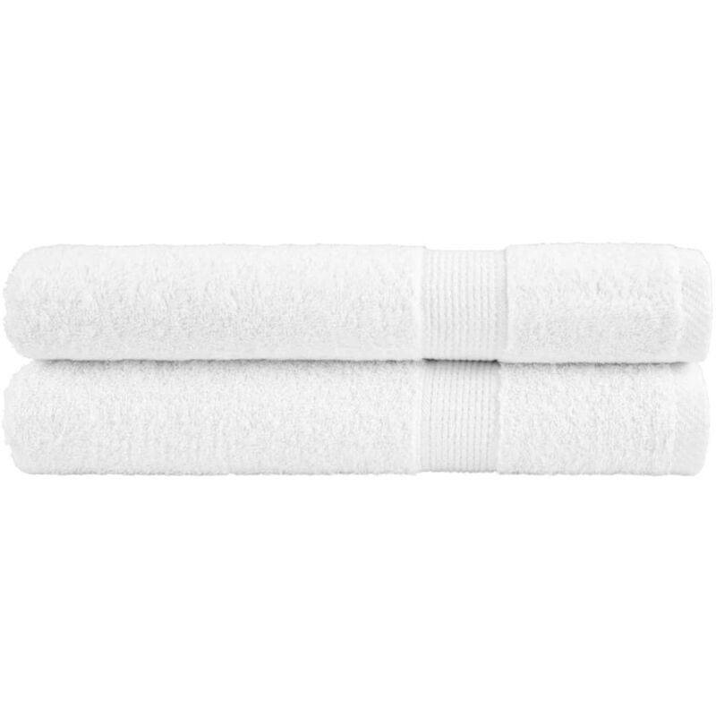foto del prodotto asciugamani per sauna solund 2 pz bianchi 80x200cm 600gsm vidaxl