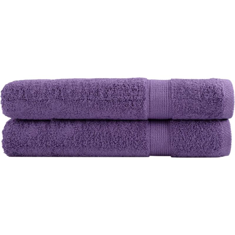 foto del prodotto asciugamani per sauna solund 2 pz viola 80x200 cm 600 g m vidaxl