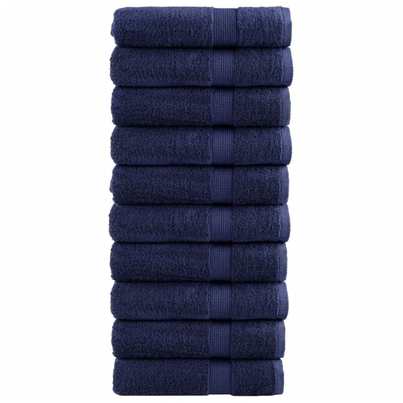 foto del prodotto asciugamani per sauna solund 2pz blu navy 50x100 cm 600gsm vidaxl