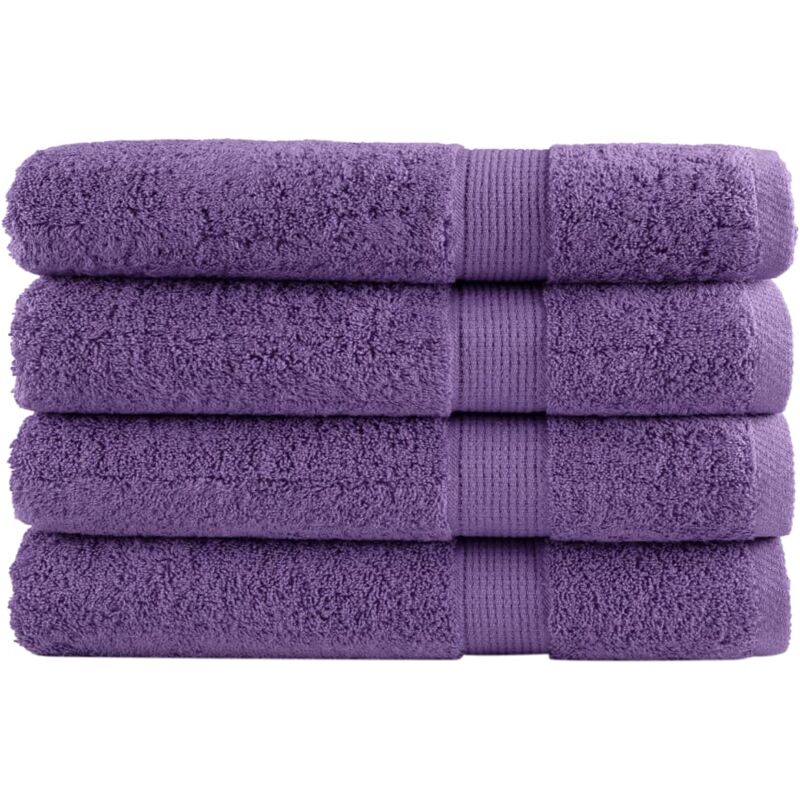 foto del prodotto asciugamani per sauna solund 4 pz viola 80x200 cm 600 g m vidaxl