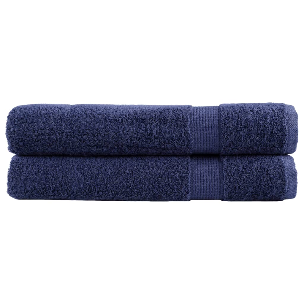 foto del prodotto asciugamani premium solund 2 pz blu navy 100x200cm 600gsm