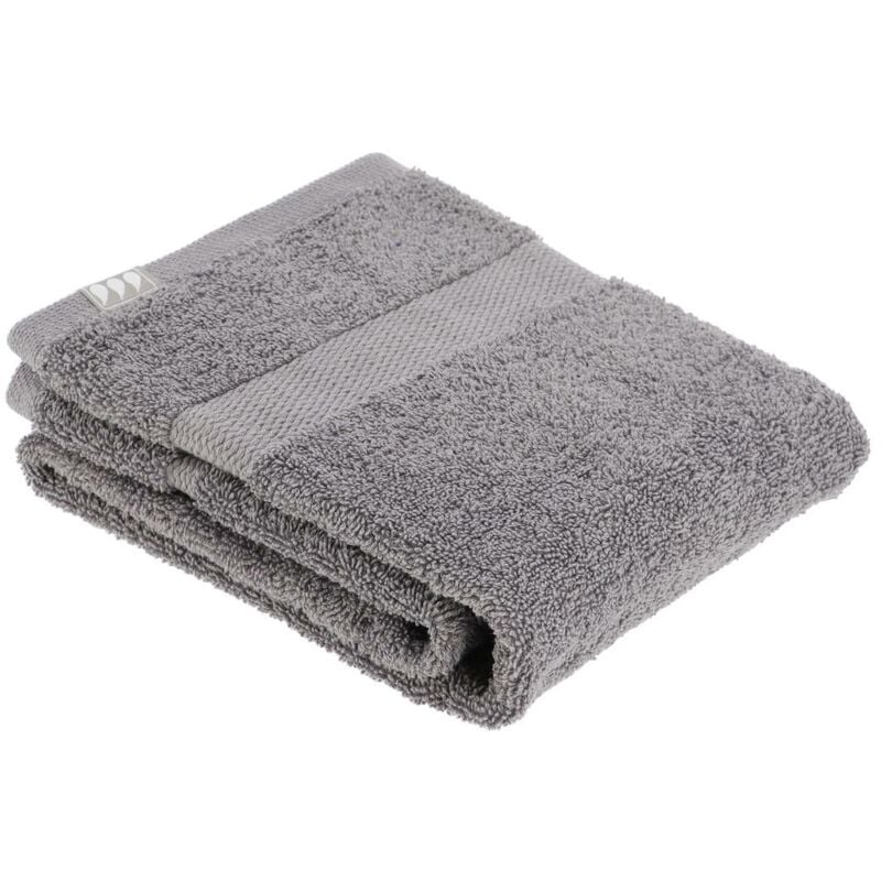 foto del prodotto asciugamano 50x90 cm 100 cotone grigio tendance