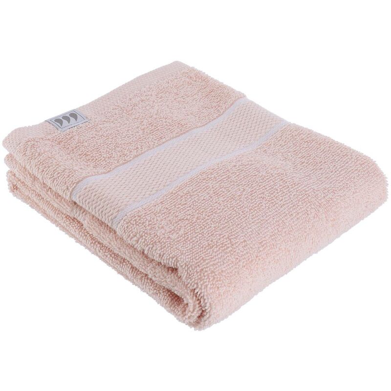 foto del prodotto asciugamano 50x90 cm 100 cotone rosa cipria tendance