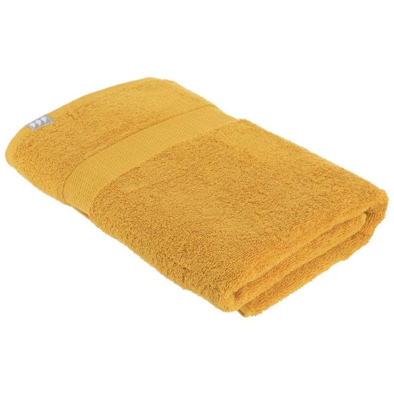 foto del prodotto asciugamano 70x130 cm 100 cotone senape tendance