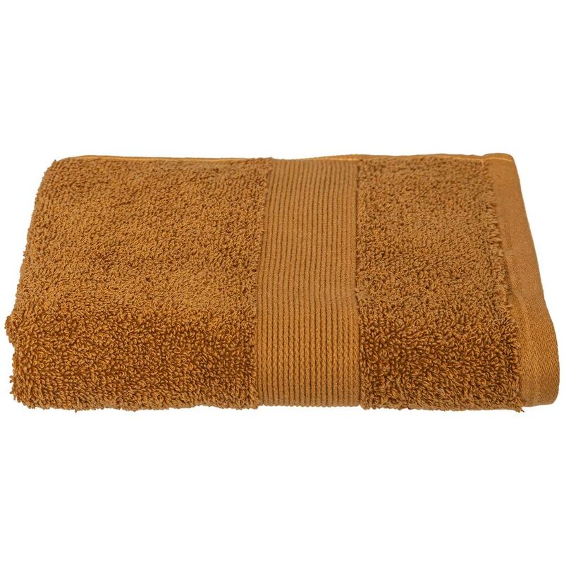 foto del prodotto asciugamano in cotone praia 50x90cm marrone cannella atmosphera cr ateur d int rieur