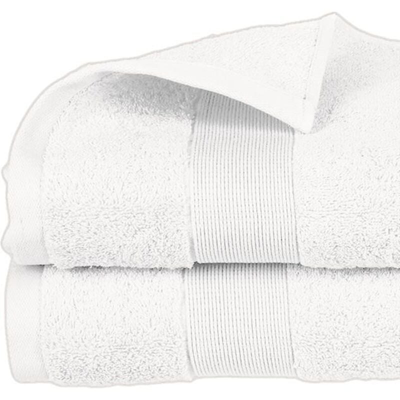 foto del prodotto asciugamano in spugna 450g colore bianco 30x50cm