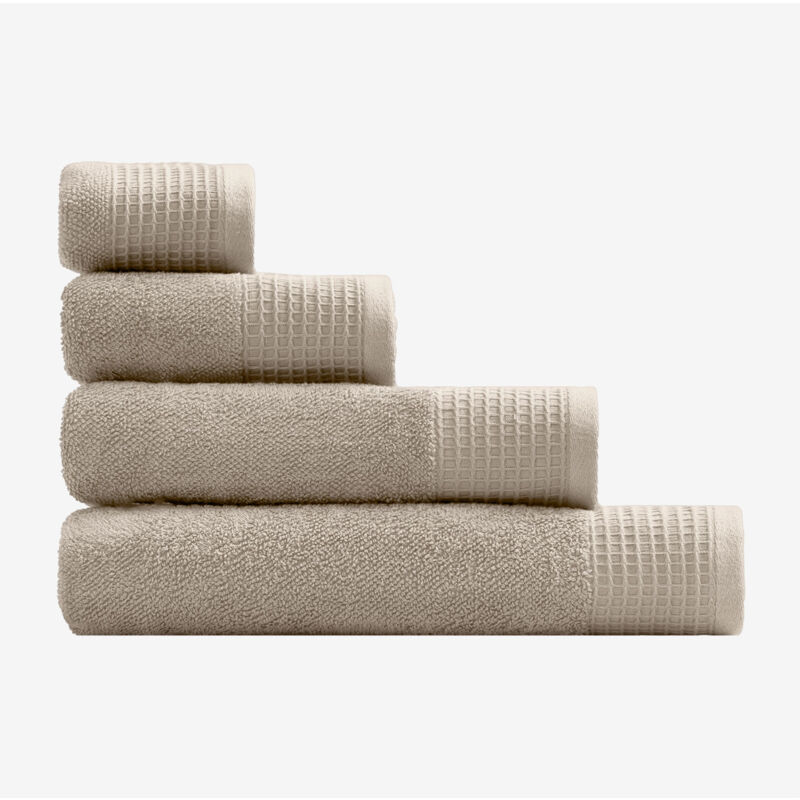 foto del prodotto asciugamano in spugna di cotone con bordo claritone sklum