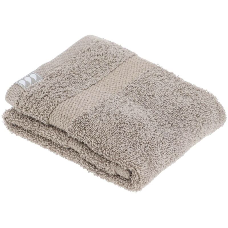 foto del prodotto asciugamano invito 30x50 cm 100 cotone tortora tendance