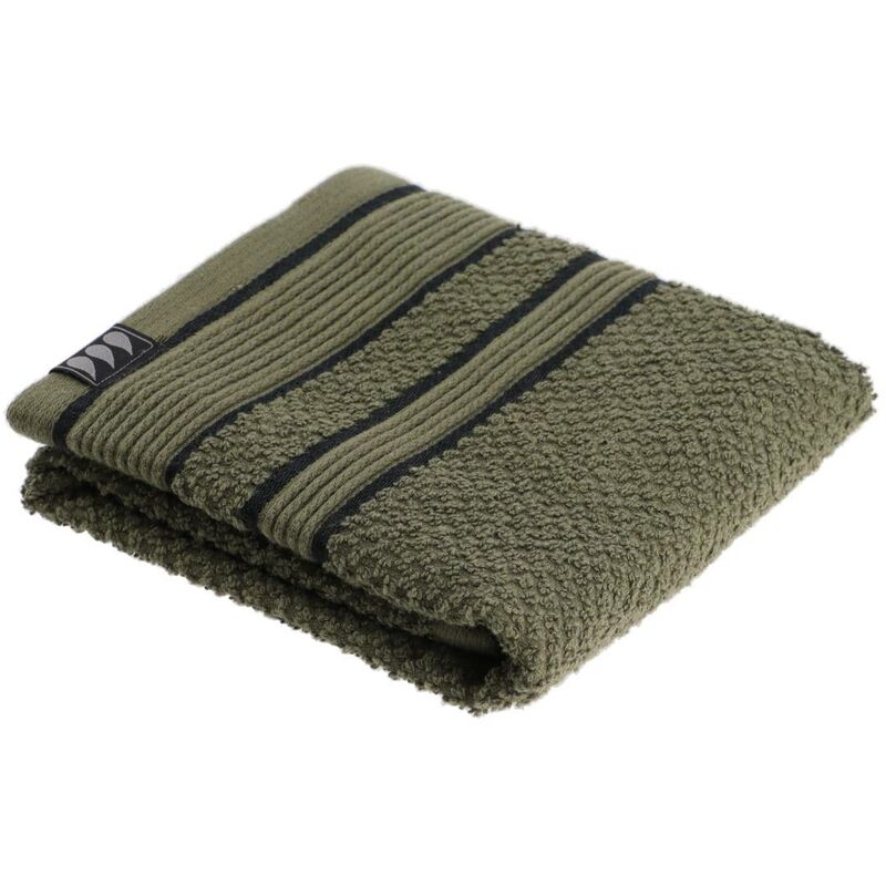 foto del prodotto asciugamano ospite 30x50 cm 100 cotone nero cachi tendance