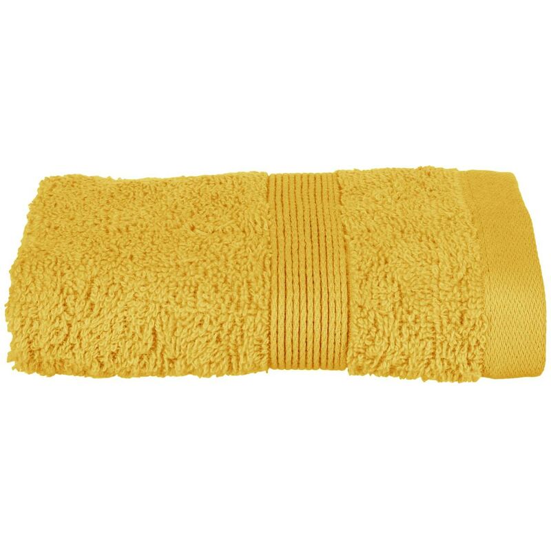 foto del prodotto asciugamano ospite essentiel in cotone giallo 30x50cm atmosphera cr ateur d int rieur