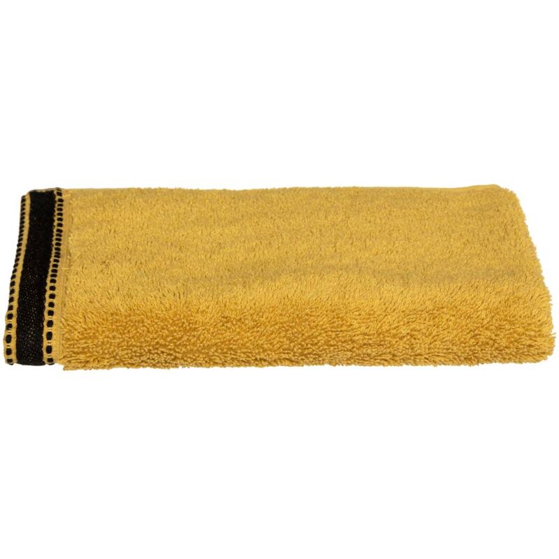 foto del prodotto asciugamano ospite joia in cotone giallo senape 30x50cm atmosphera cr ateur d int rieur
