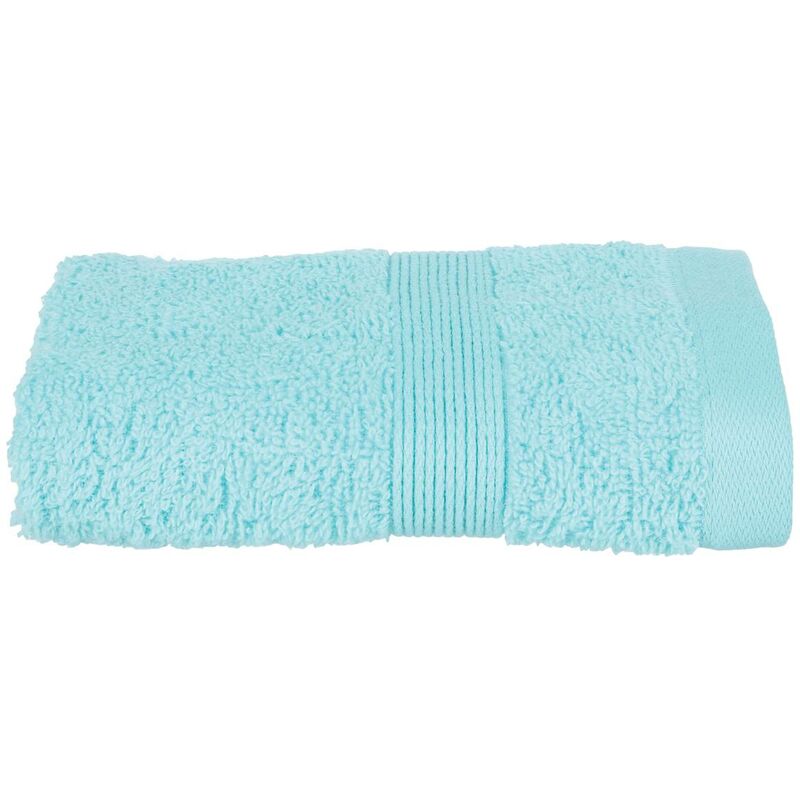 foto del prodotto asciugamano ospite praia in cotone blu turchese 30x50cm atmosphera cr ateur d int rieur