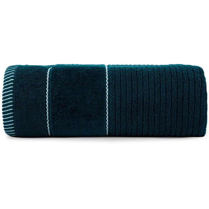 foto del prodotto asciugamano teo 30x50 turchese scuro 470 g mq spugna