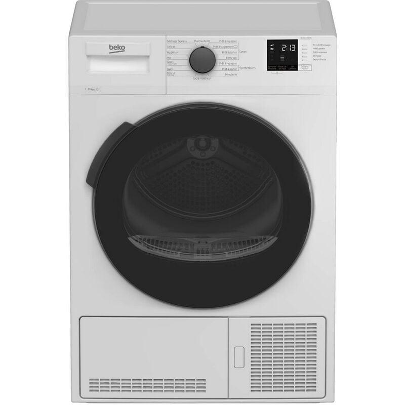foto del prodotto asciugatrice a condensazione 60 cm 10 kg b bianco du10112cx0w beko