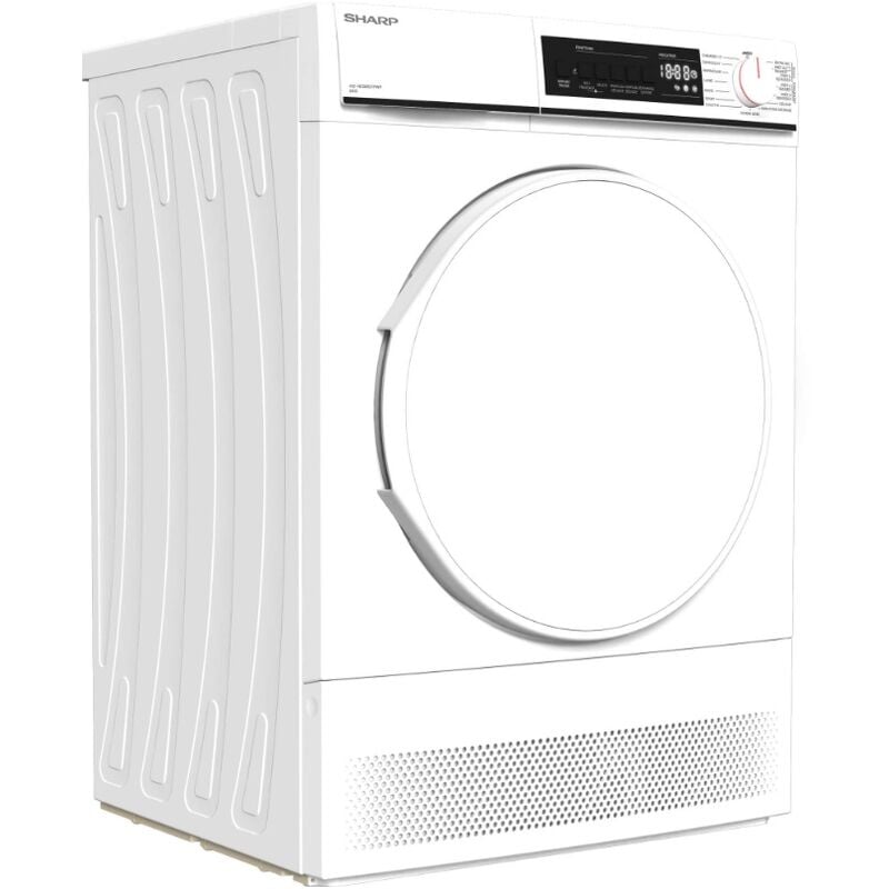 foto del prodotto asciugatrice a condensazione 60 cm 8 kg 65 db kdncb8s7pw91 sharp