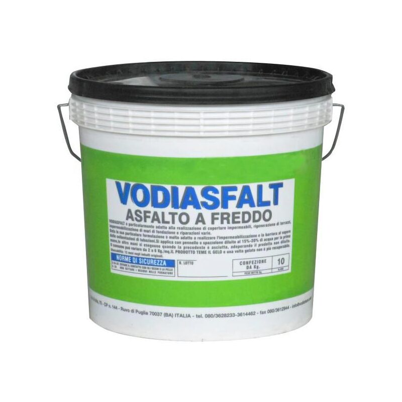 foto del prodotto asfalto a freddo vodiasfalt lt.20 emulsione bituminosa impermeabilizzante