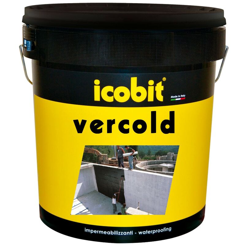 foto del prodotto asfalto bituminoso a freddo protezione impermeabile icobit vercold 4 kg