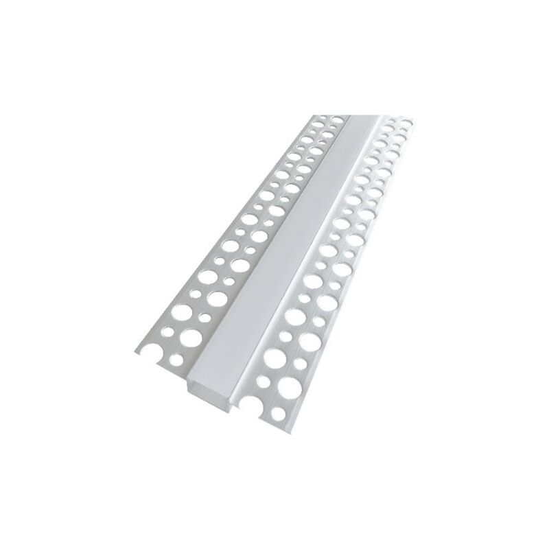 foto del prodotto asia led profilo in metallo anodizzato argento anti ingiallimento 2m x 55.1mm