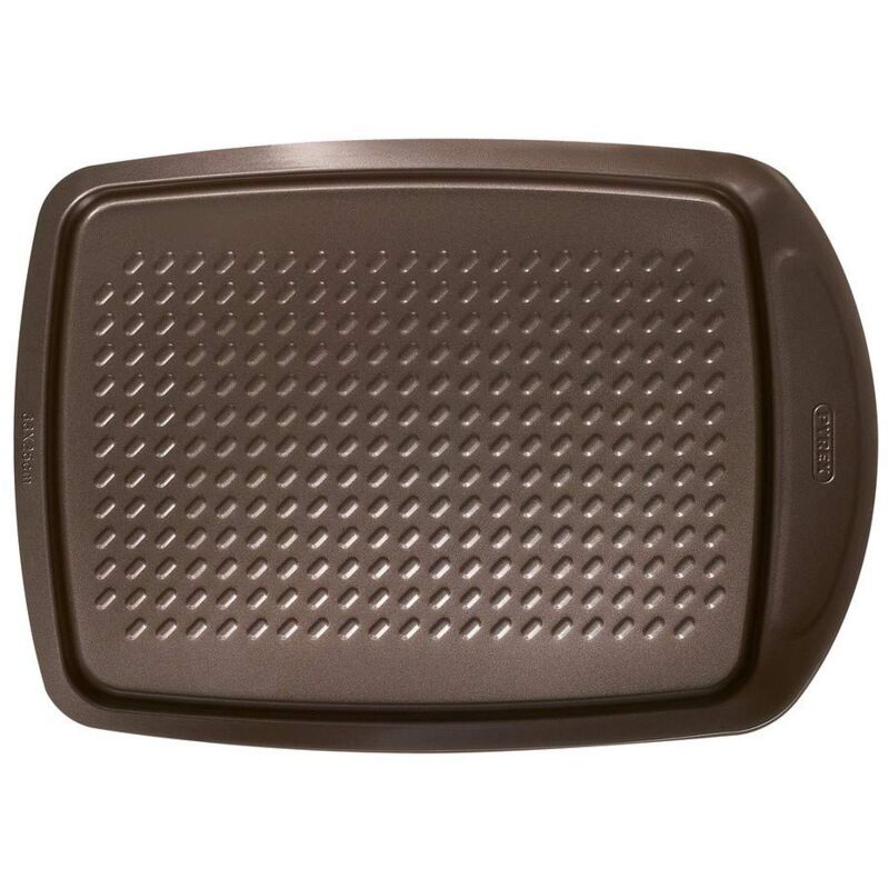 foto del prodotto asimetria piatto forno, alluminio, macadamia pyrex