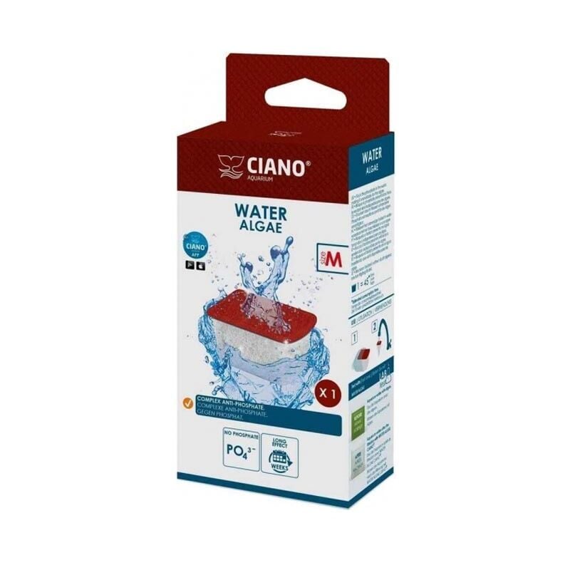 foto del prodotto askoll ciano water algae size m ricambio cartuccia per filtri cf80