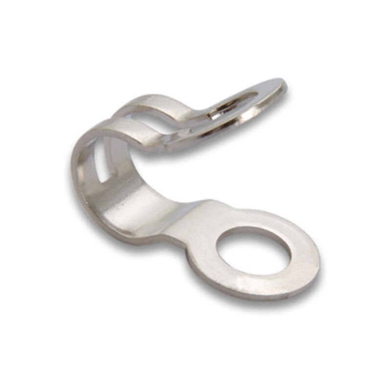 foto del prodotto asola per catena a perline ottone nichelato n. 2. prezzo per 100 pezzi.