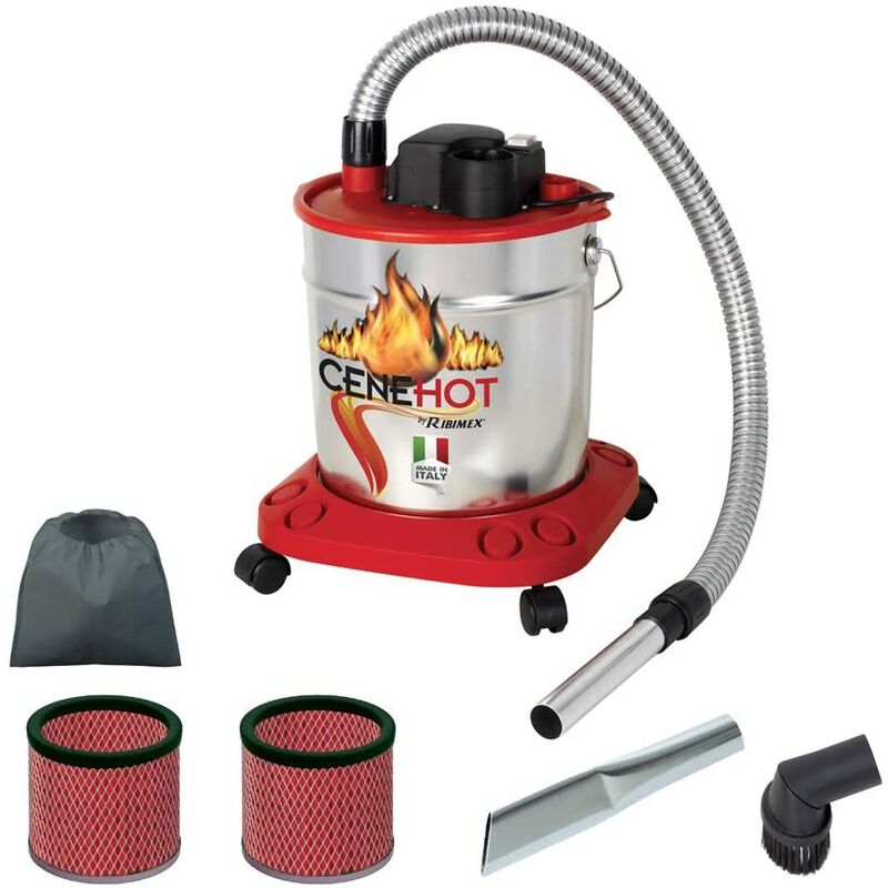 foto del prodotto aspiracenere cenehot kit con lancia piatta e spazzola ribimex