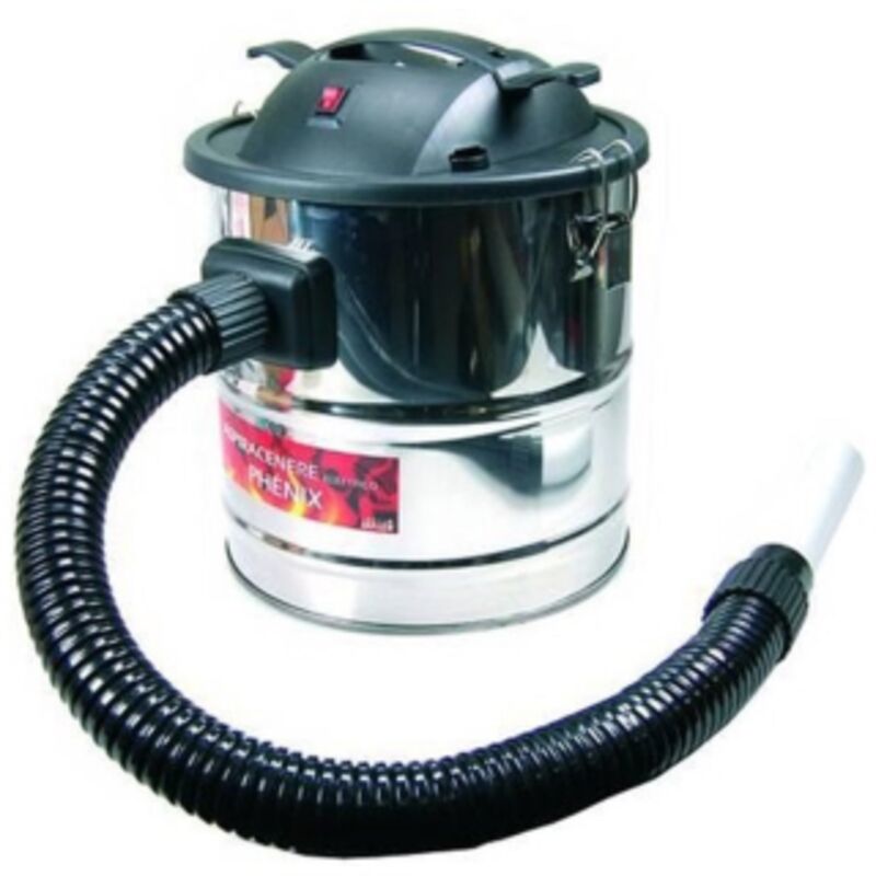 foto del prodotto aspiracenere elettrico inox phenix lt.18 1000w 1000w di potenza capacit serbatoio lt.18