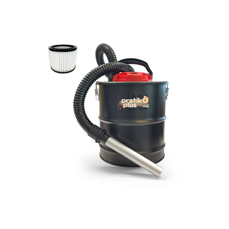 foto del prodotto aspiracenere elettrico pratik plus da 1000 w per stufa a pellet aspiracenere
