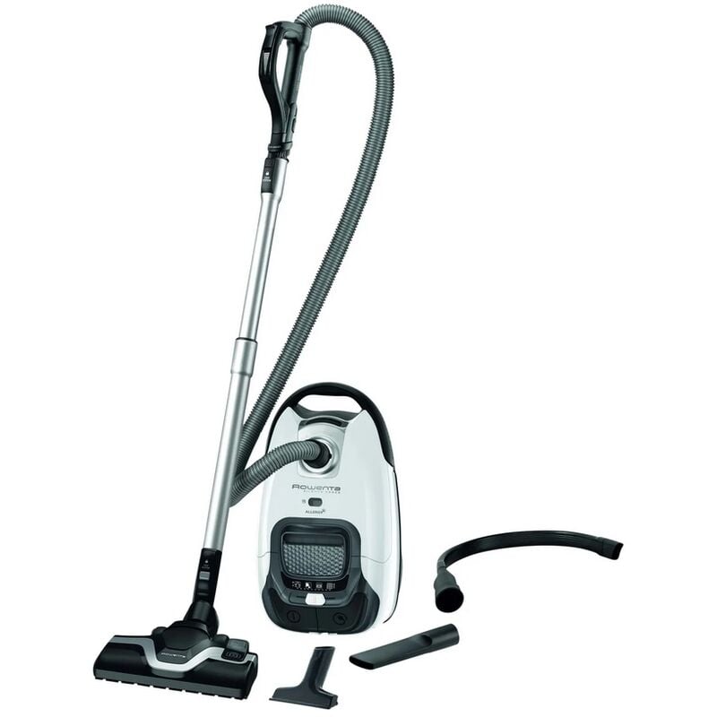 foto del prodotto aspirapolvere a cestello 400w 57db bianco ro7457ea rowenta