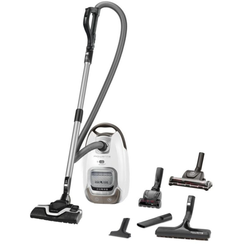 foto del prodotto aspirapolvere a cestello 400w 58db bianco ro7487ea rowenta