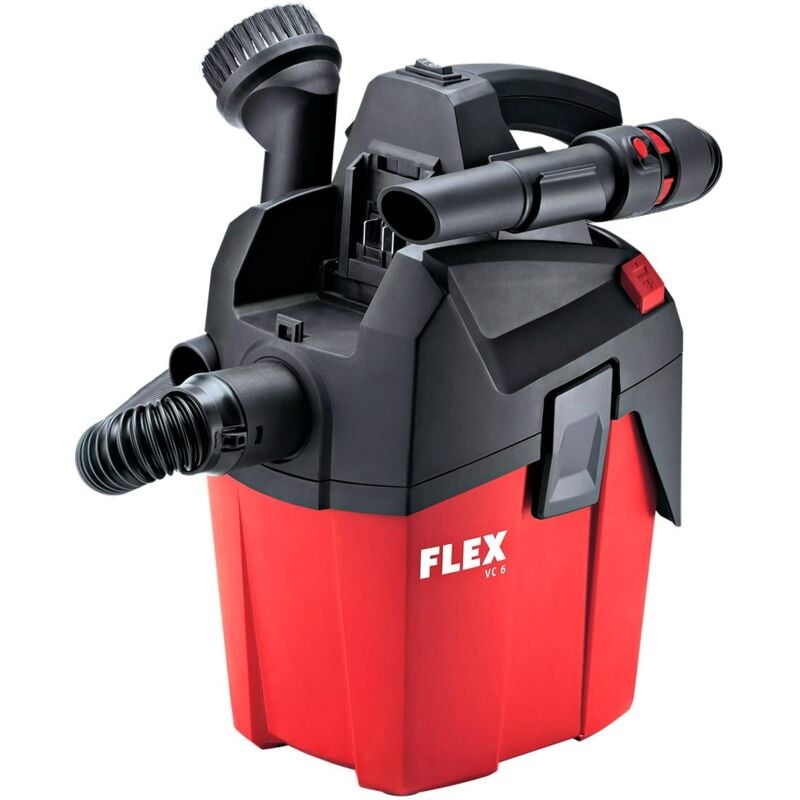 foto del prodotto aspirapolvere compatto senza filo vc 6 l mc 18.0 con pulizia manuale del filtro, 6 l, classe l solo 481491 - flex