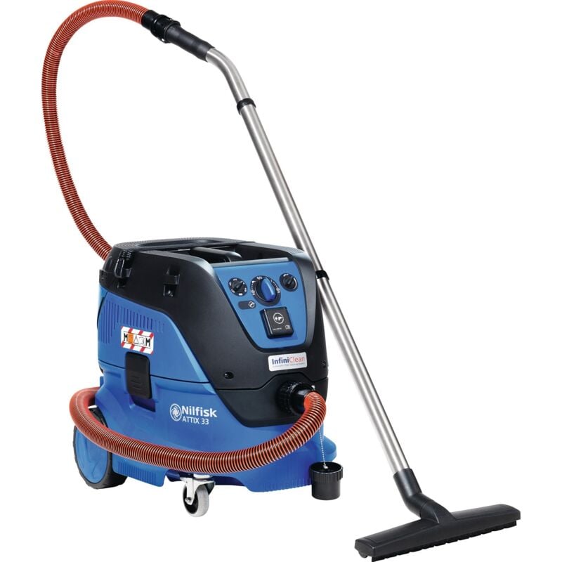 foto del prodotto aspirapolvere di sicurezza attix 33-2m ic bg bau 1400w 4500l min 250mbar 30l nilfisk