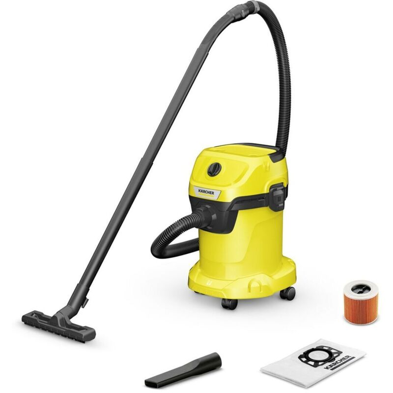 foto del prodotto aspirapolvere k rcher wd 3 v 17 4 20 giallo nero 1000 w