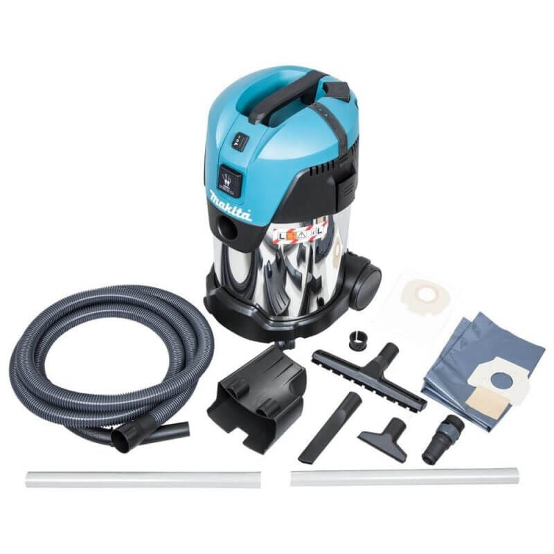 foto del prodotto aspirapolvere makita acqua e polvere 1000w serbatoio da 30l vc3011l