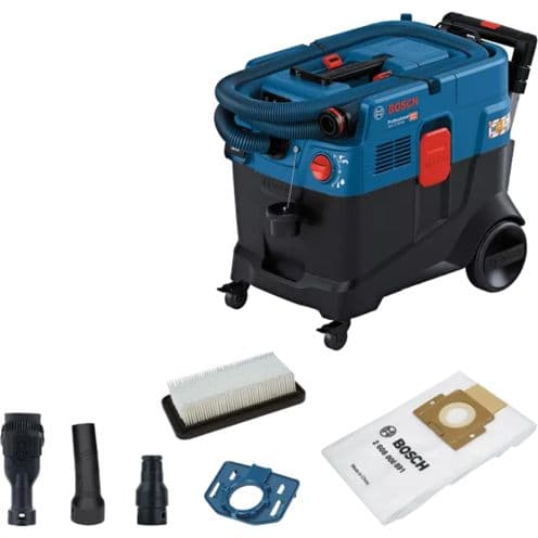 foto del prodotto aspirapolvere multiuso bosch gas 12 40 ma, classe m, 1200 watt, 40 litri in scatola