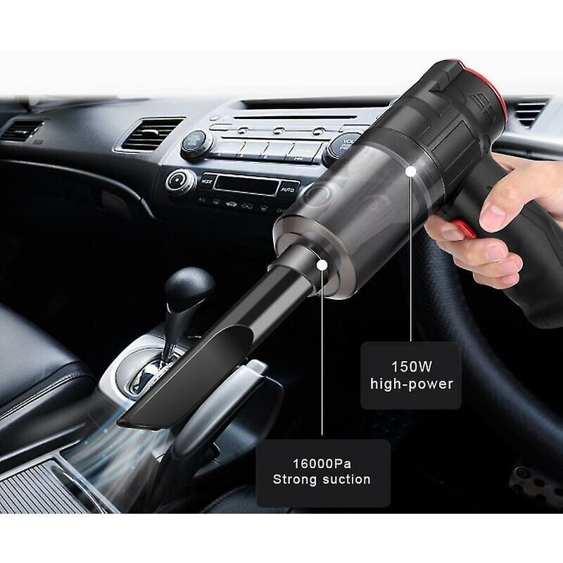 foto del prodotto aspirapolvere per auto senza fili bble 16000pa 150w 2 in 1 aspirapolvere portatile per auto amplificatore per la casa mini aspirapolvere a doppio uso