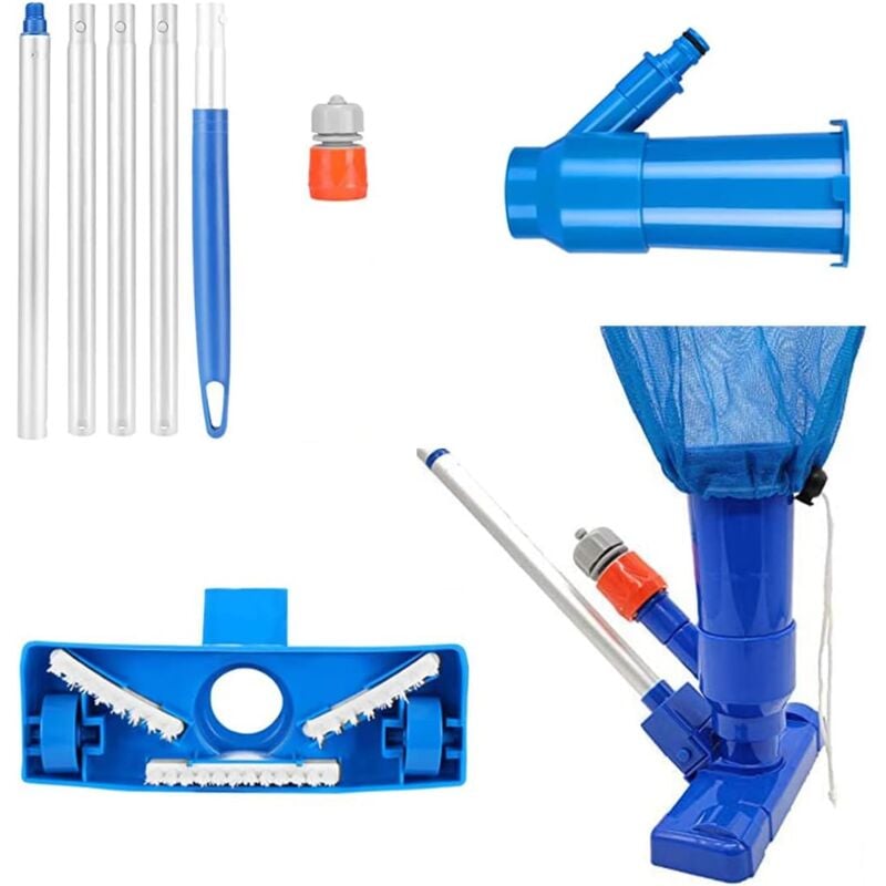 foto del prodotto aspirapolvere per piscina, aspirapolvere portatile per la pulizia della piscina, kit per la pulizia della piscina per spa, laghetti, piscine e
