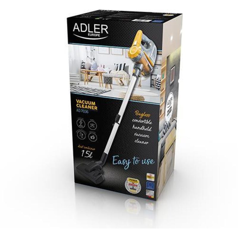 foto del prodotto aspirapolvere portatile adler ad 7036 600w