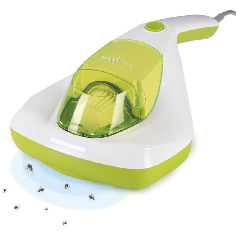foto del prodotto aspirapolvere portatile antiacaro distrugge fino al 99,9 di tutti gli acari della polvere con la luce uv-c contenitore per la polvere da 250 ml