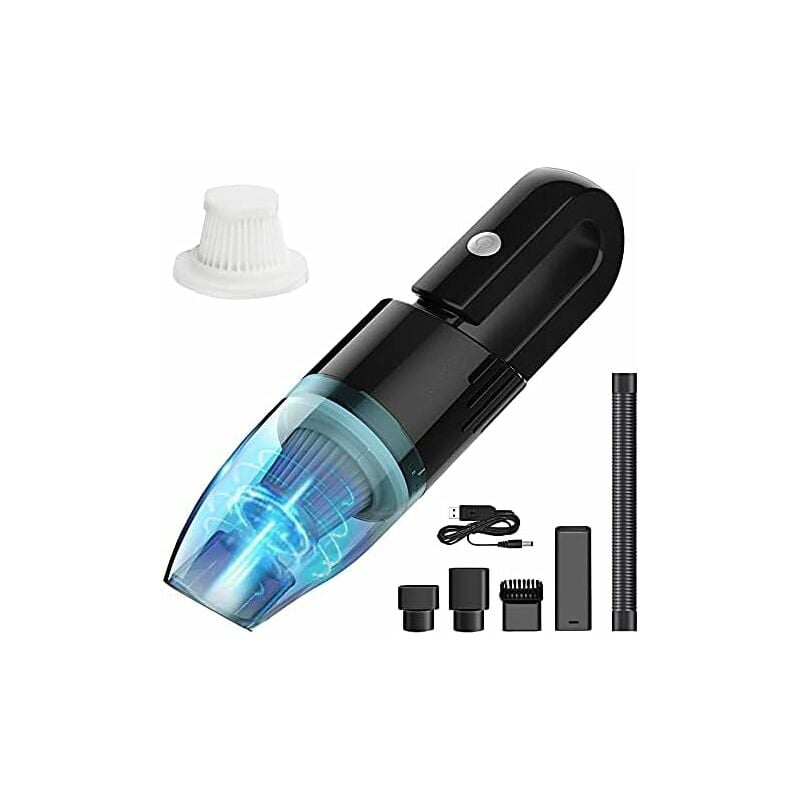 foto del prodotto aspirapolvere portatile aspirapolvere a batteria mini aspirapolvere portatile a batteria aspirapolvere per auto a batteria per carrello per peli di