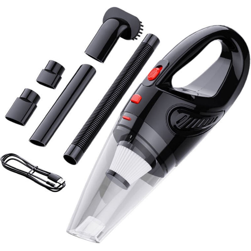 foto del prodotto aspirapolvere portatile senza fili, aspirapolvere da tavolo da 120 w e 8000 pa, mini aspirapolvere potente per auto, ricarica rapida usb,