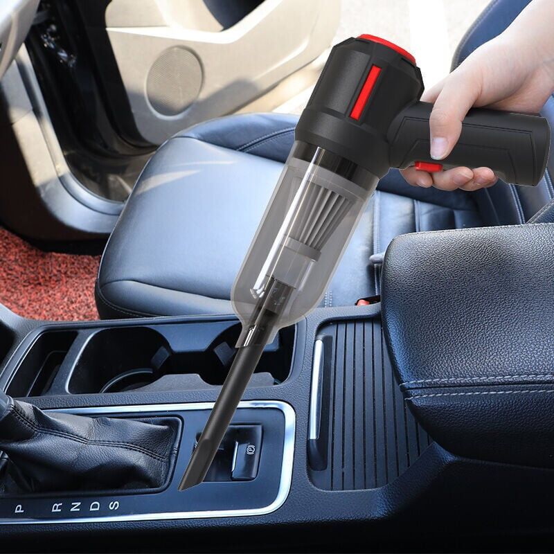 foto del prodotto aspirapolvere potente per auto, aspirapolvere portatile senza fili, aspirapolvere da scrivania ricaricabile con filtro lavabile